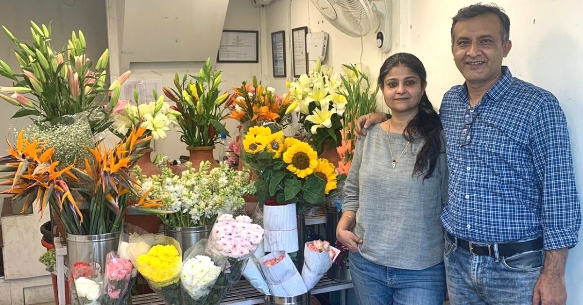 Quitting Cushy Jobs, Gurugram Couple Starts ‘Flower Subscriptions’ That Earns Rs 7 Lakhs/Month