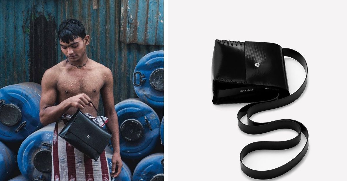 Recycled rubber bags by India's Chamar community