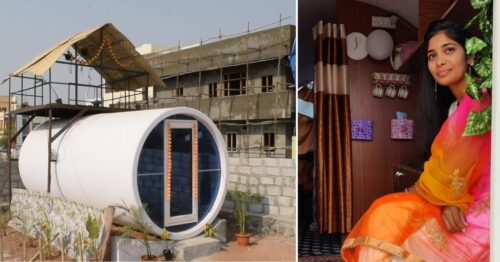 Watch: 23-YO Engineering Student Turns Sewage Pipes Into Low-Cost Homes For Needy