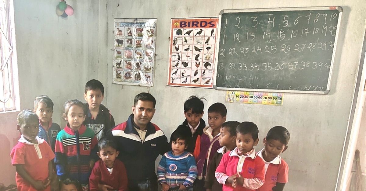 Jharkhand Man Sets Up Pre-Primary School In His Village, Gives Free Lessons To Kids