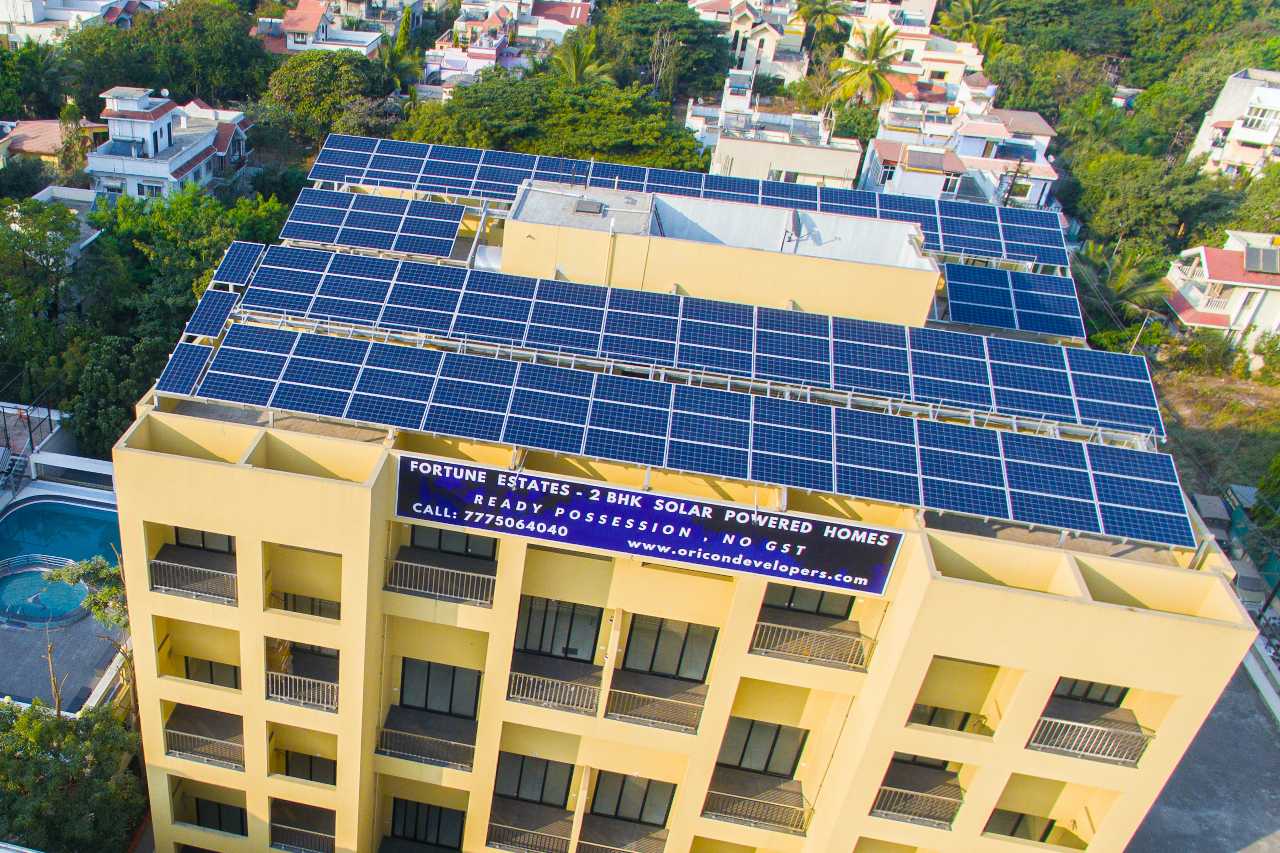 solar powered apartment in Pune