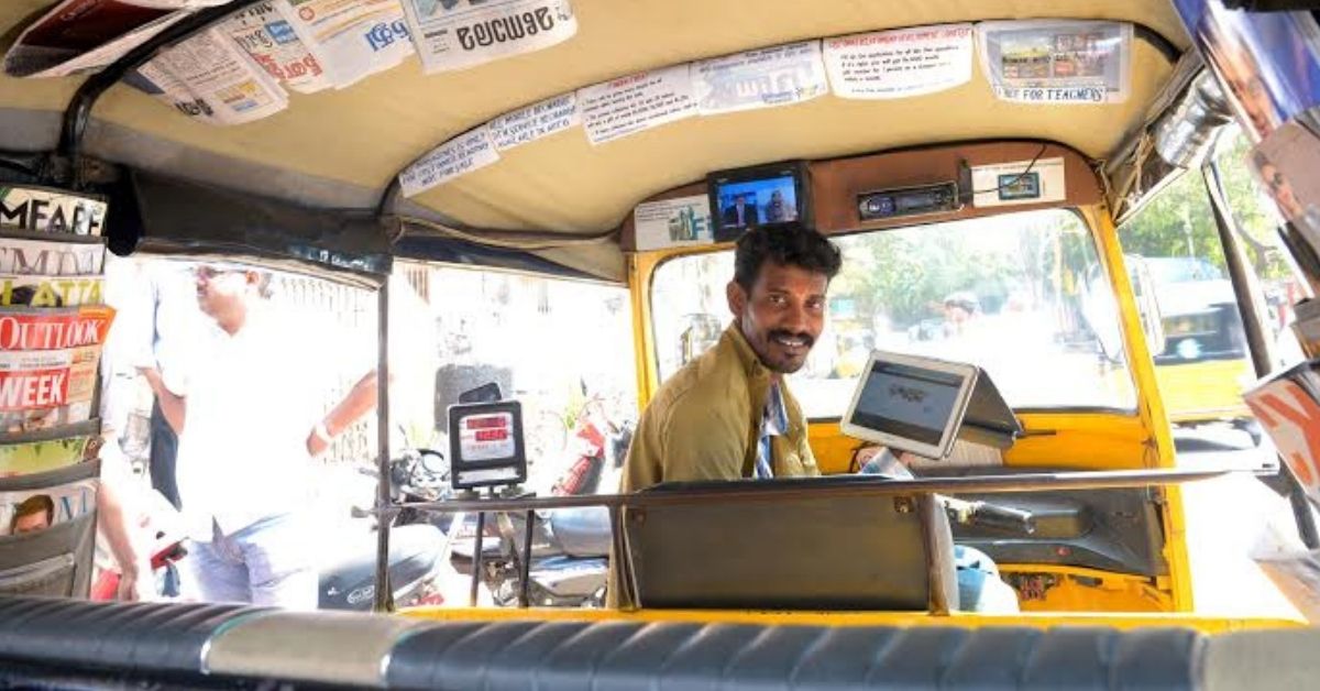 Close-up of an auto rickshaw, Chennai, Tamil Nadu, India Stock