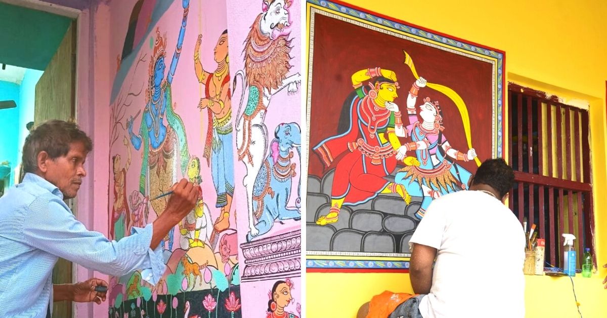 As Artwork Worth Lakhs Lies Unsold, Odisha Artists Paint Homes With Ancient Art