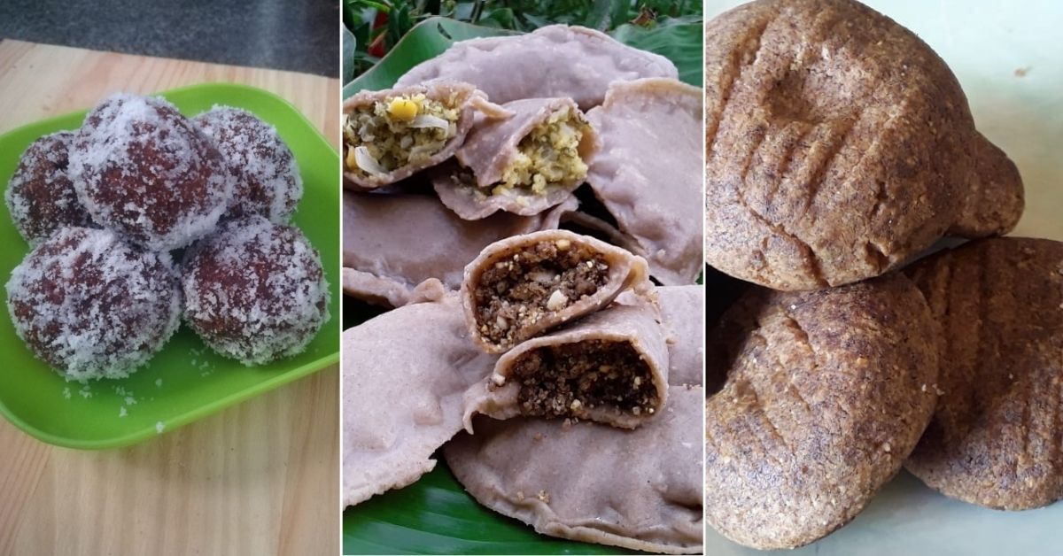 Dry jamun and cutlets made using banana flour 