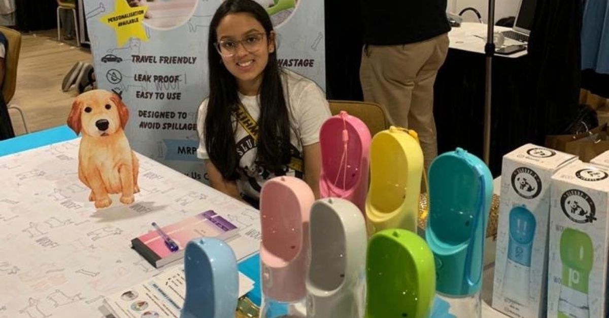 14-YO Builds Travel Bottle For Pets That’s Let Them Drink Without Spilling