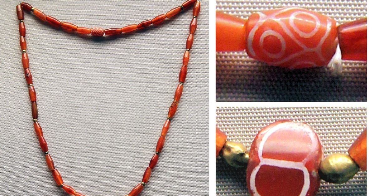 carnelian beads