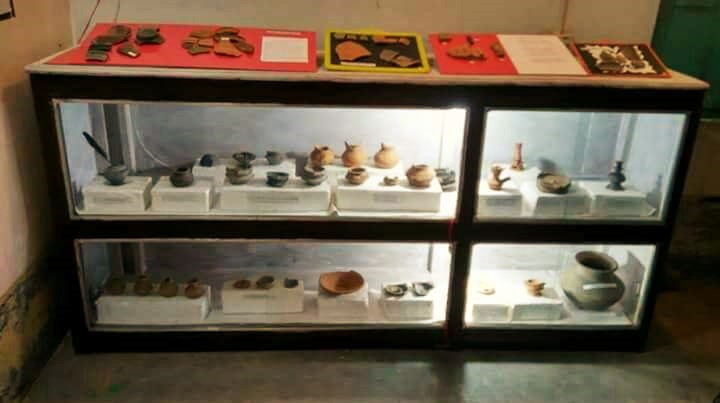 Showcase at the village museum