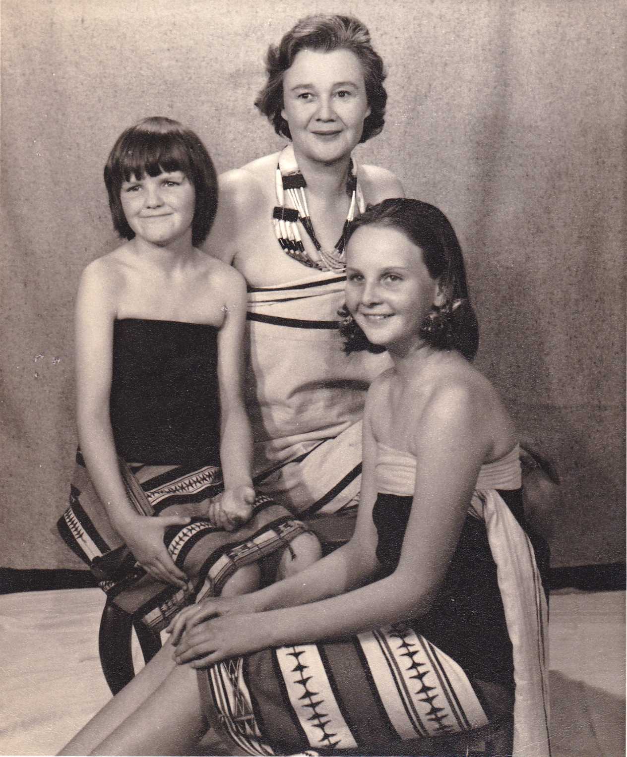 Ursula Graham Bower with her daughters