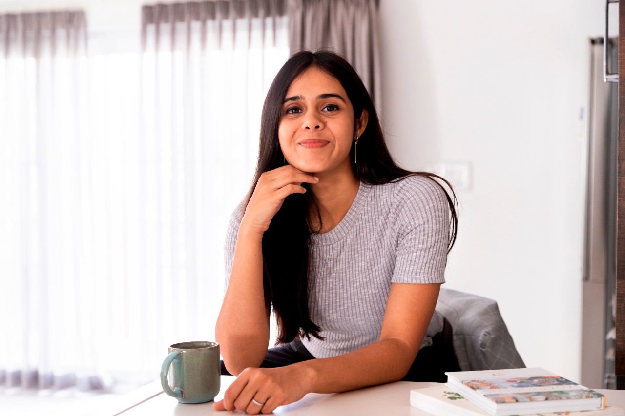 Vibha Harish, the founder of CosMix