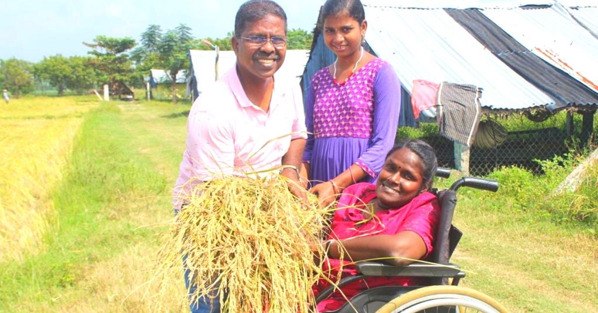 Unable To Walk Herself, Woman Grows Organic Rice & Fruits For 30 Special Kids