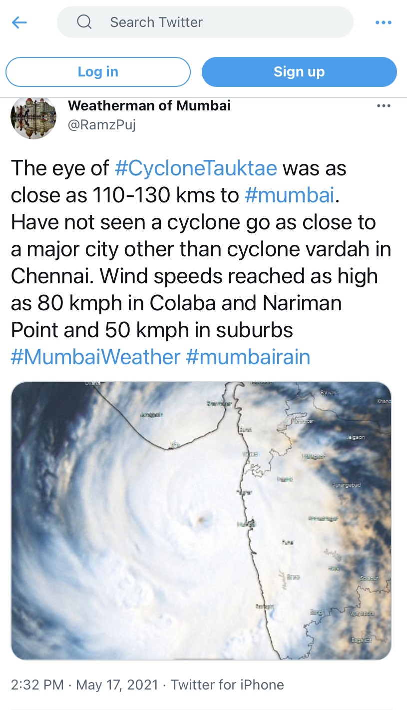 Weatherman of Mumbai