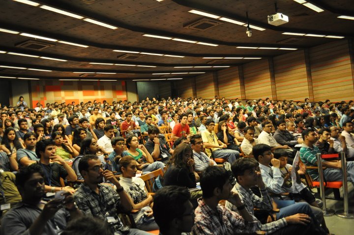 Participants and audience at the India Film Project