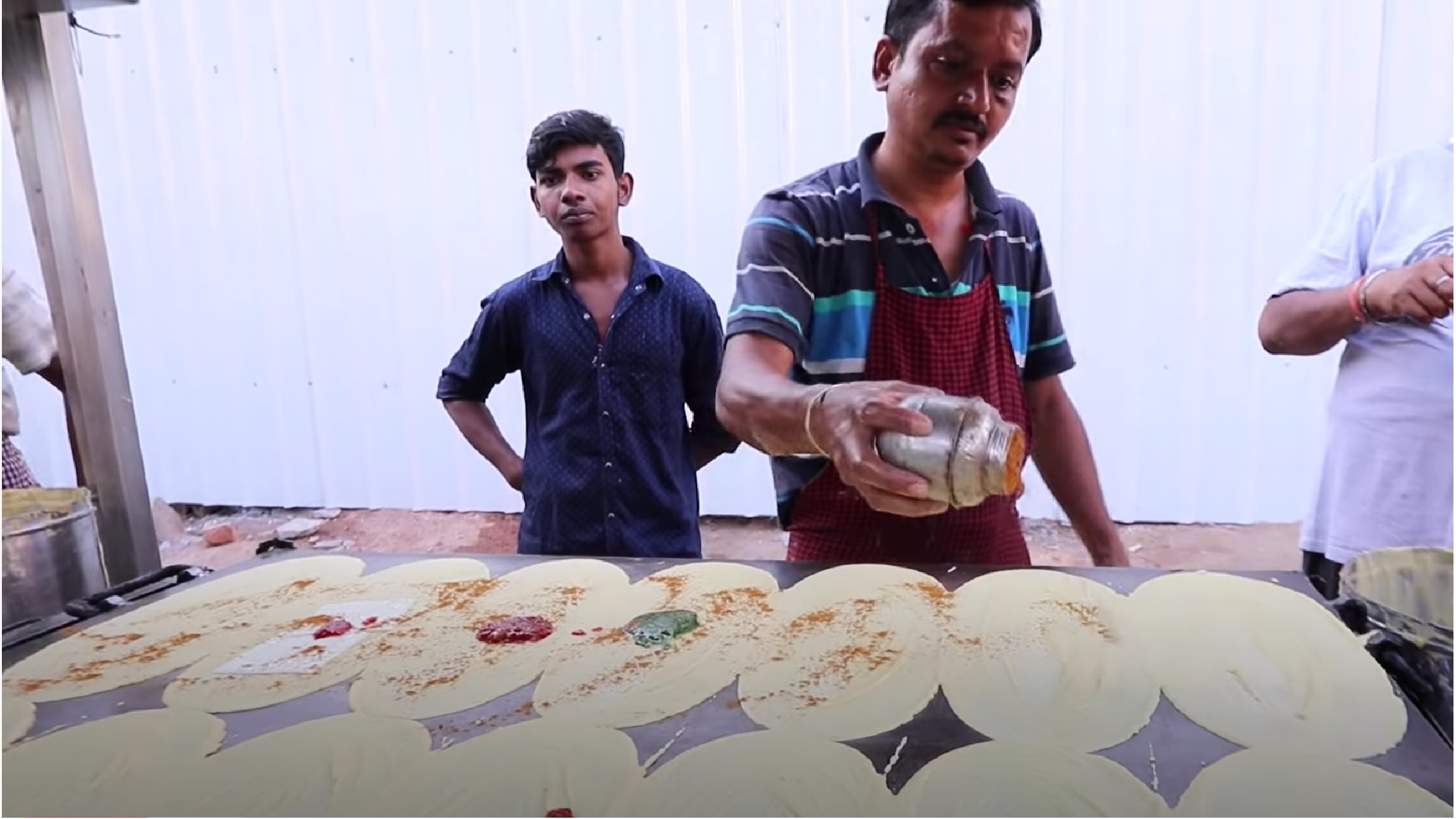 Variety dosas made at Ram Ki Bandi.