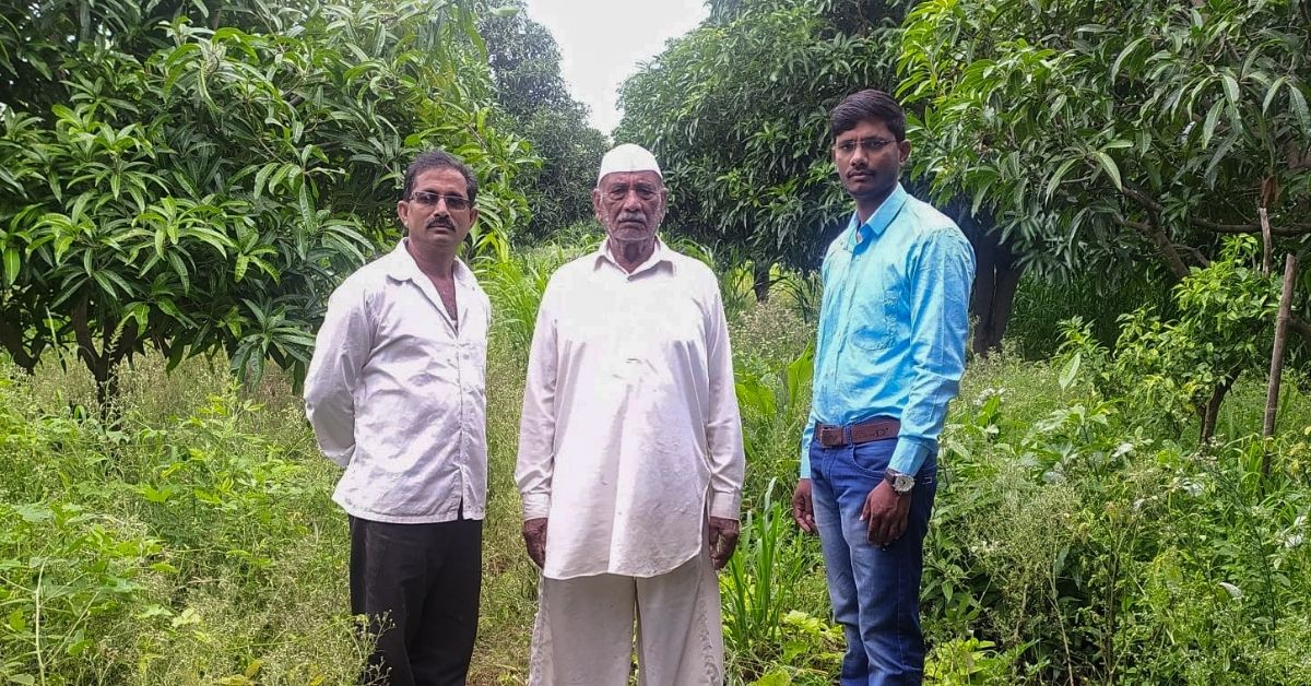 The Thange family from left Shamkant, Sakhare and Avinash