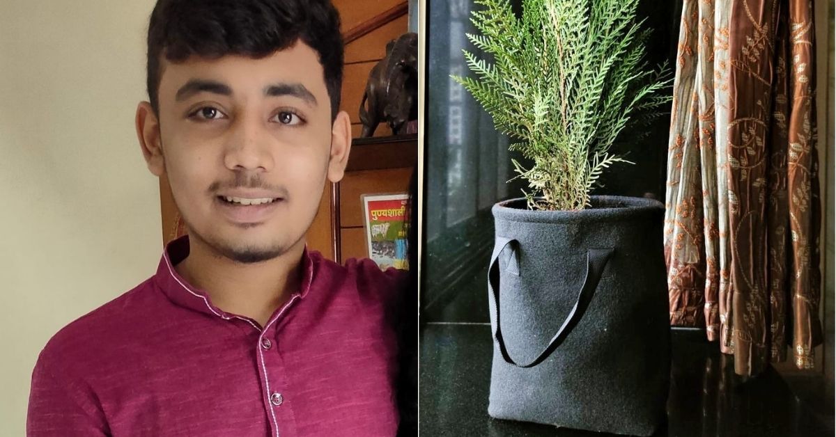 17 YO Makes Low-Cost Grow Bags From Recycled Plastic Bottles, Sells 200 Pieces