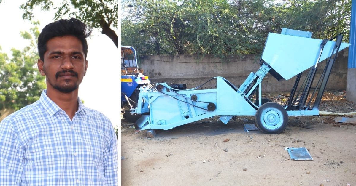 Engineer’s Low-Cost Harvester Clears Stones, Makes Land Cultivable in Hours