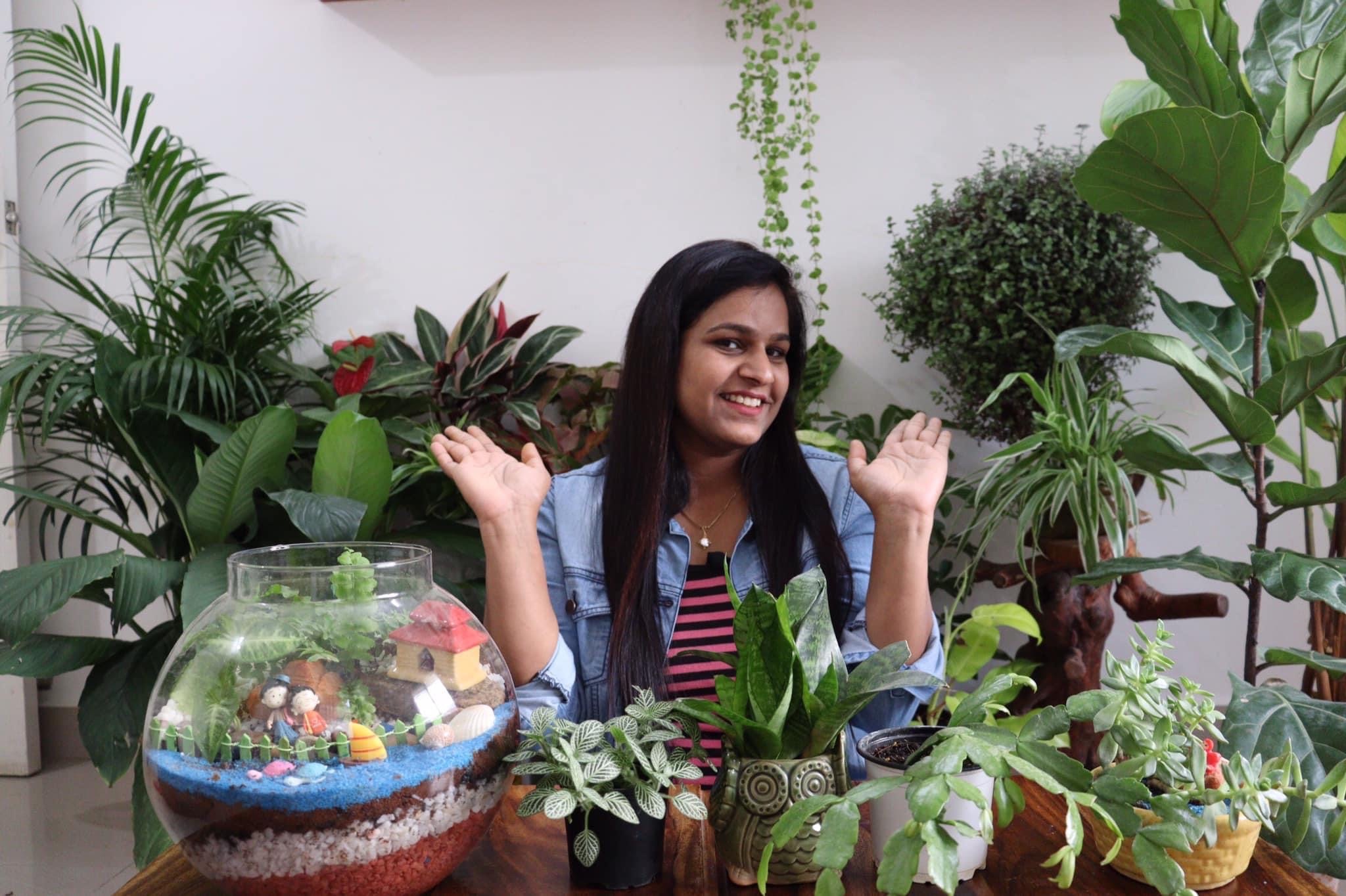 Swati Dwivedi, the founder of Backyard Gardening channel.