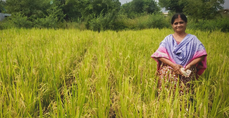 Farmer Kanchan Gandhare of Karja