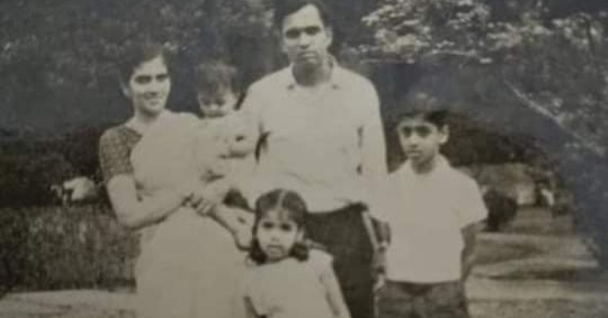 Baba Sidhaye with his family