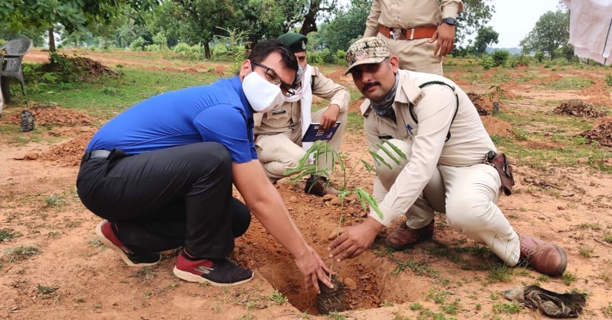 IFS Anupam Sharma Maihar forest division Madhya Pradesh tree plantation