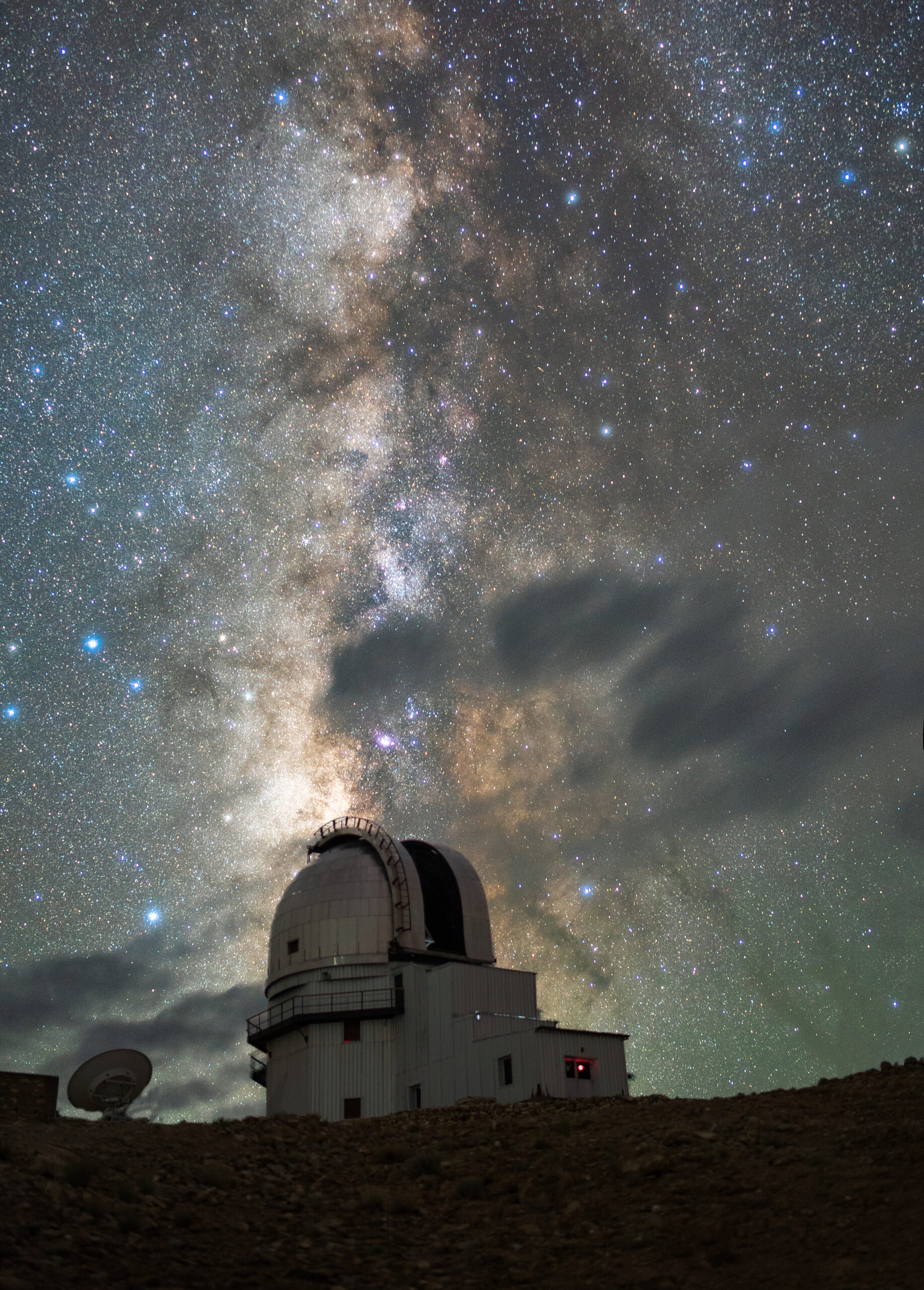 Recently, Indian Astronomical Observatory in Ladakh captured