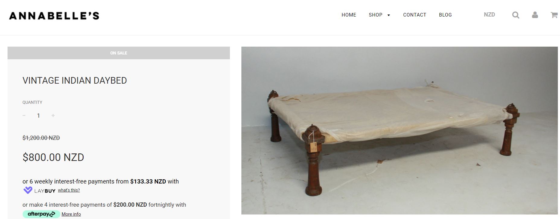 Vintage Indian Daybeds