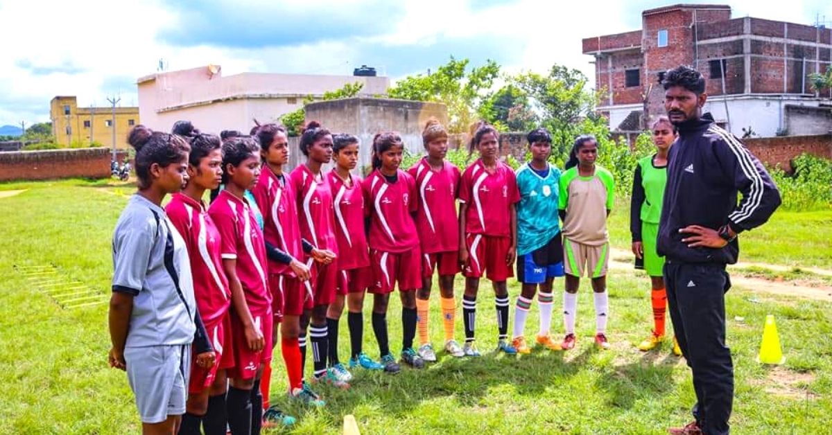 Anand Kumar Gope Football coach national football player Jharkhand football breaking stereotypes