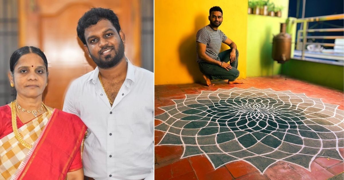 Mom’s Legacy Inspires Brothers to Smash Age-Old Stereotypes With Kolam