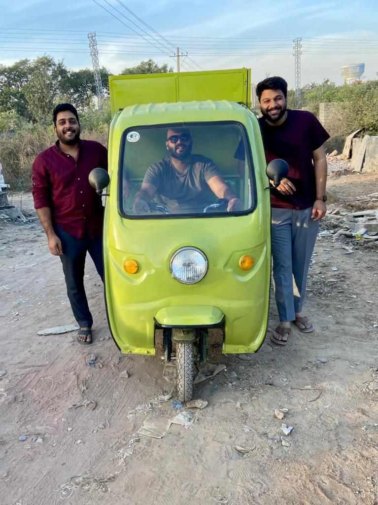 Harsha, Mithilesh and Rahul, the founders of Deccan Mudra. 