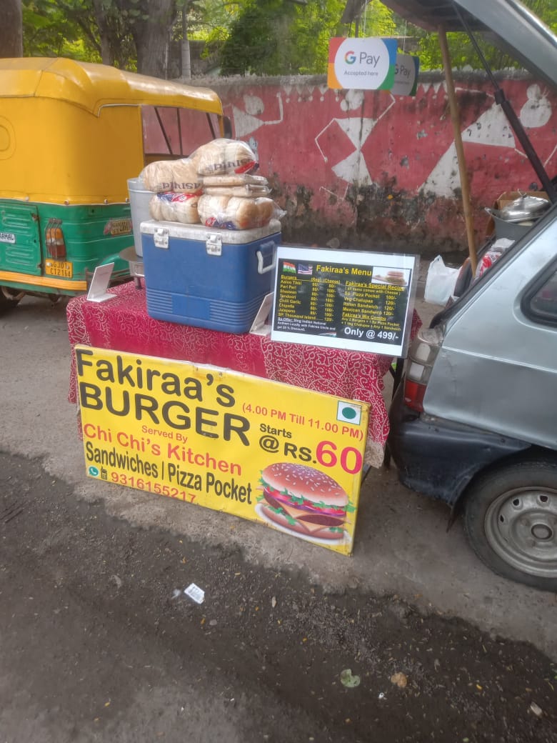 Fakira's Burger, Mexican and American fast food stall  
