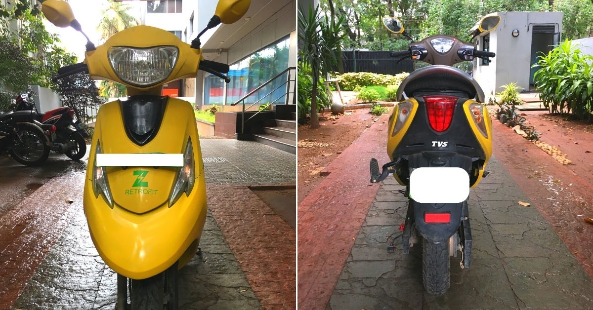 Petrol Scooter Converted to Electric (EV)