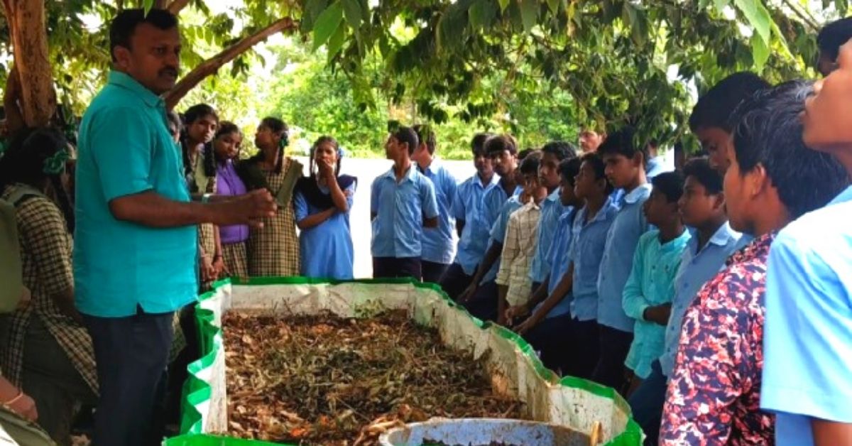 Nagaraja with composting pit