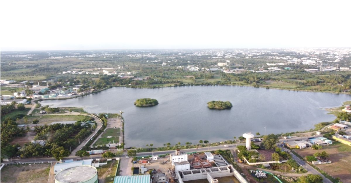 Andipalayam lake drought free VETRY