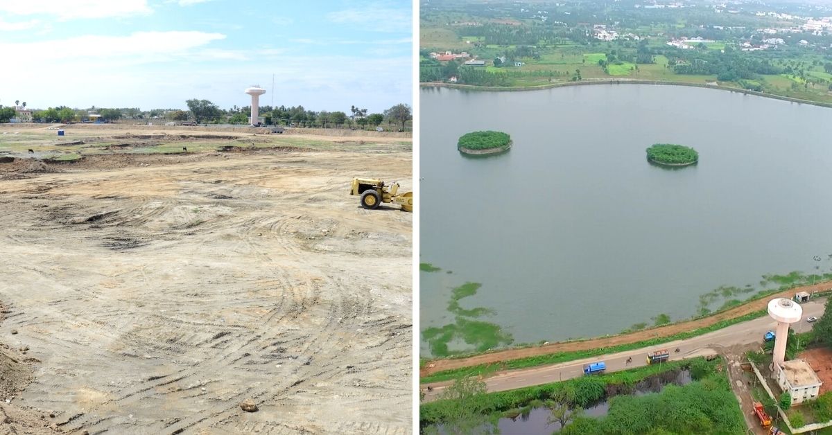 He Inspired 5000 People to Revive a 60-Acre Lake & Make a Village Drought-Free - The Better India