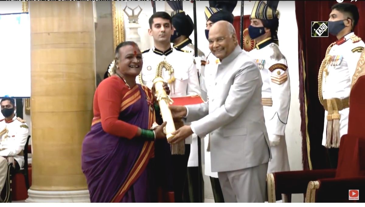 Padma Shri folk dance Manjamma Jogathi transgender LGBTQ