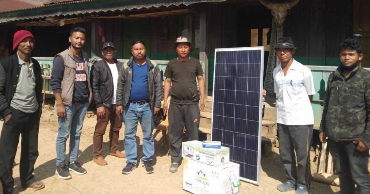 Solar electrification of Nagaland village