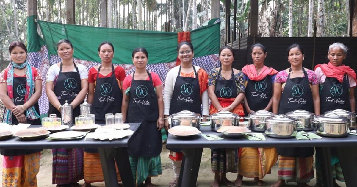 Mitali with tribal women