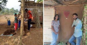 Couple Uses 700-YO Method to Build Unique 2-Floor Mud Home In Just Rs 4 Lakh