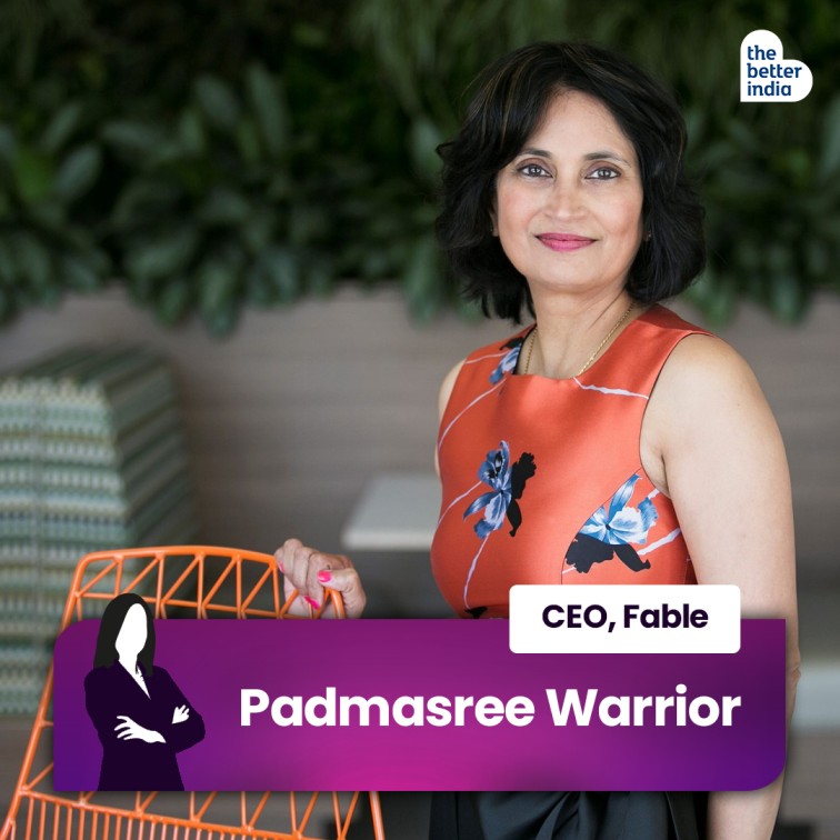 Padmasree Warrior, founder and CEO of Fable