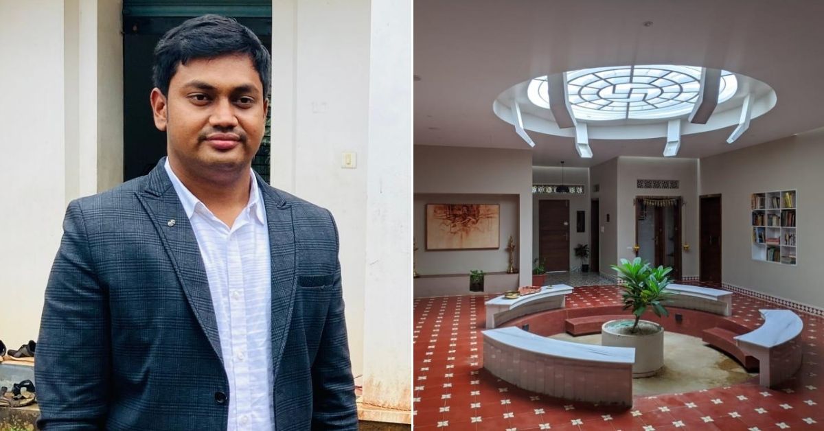 Architect Kaushik and the sustainable house he built at Hanumanthampatti in Theni, Tamil Nadu