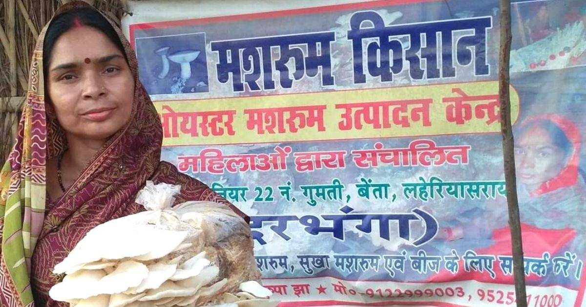 mushroom farming organic pushpa jha