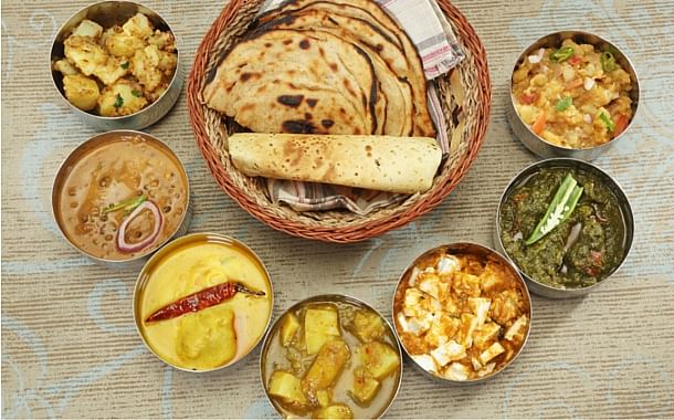 Rajasthani thali