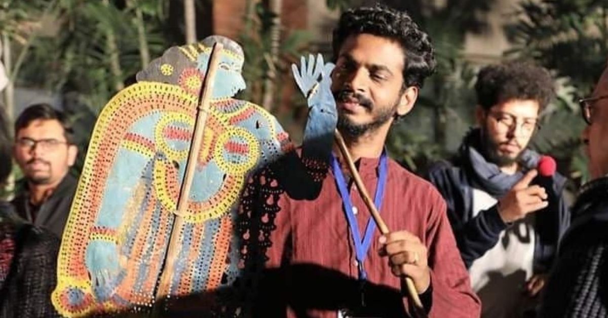 Sajeesh Pulavar from Kerala incorporated robotics in the traditional art form of Tholpavakoothu puppetry, which is now displayed in the District Heritage Museum of Palakkad.