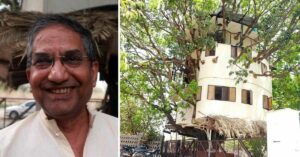 Not A Single Branch Was Cut To Build This Three-Storey House On A 40-Foot Mango Tree