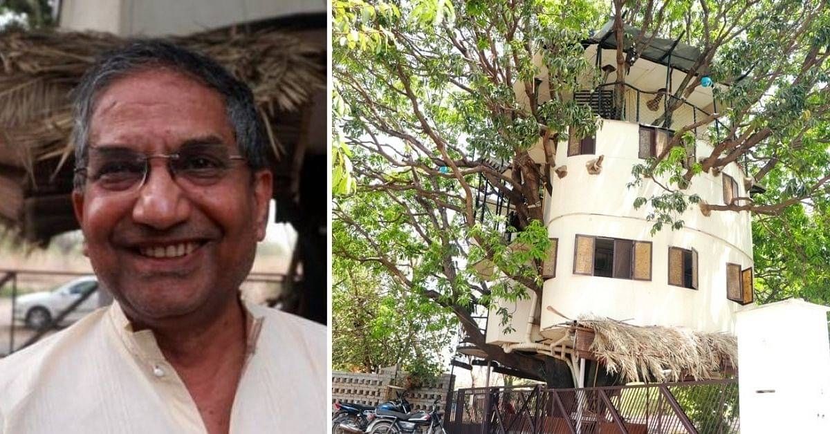 Not A Single Branch Was Cut To Build This Three-Storey House On A 40-Foot Mango Tree