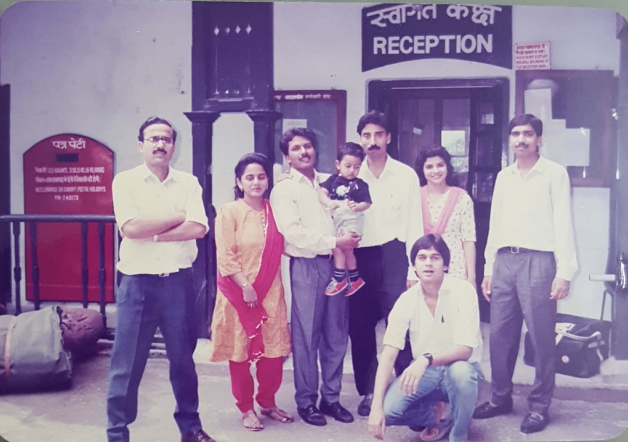 IAS officers outside the LBSNAA academy in Mussorie. 