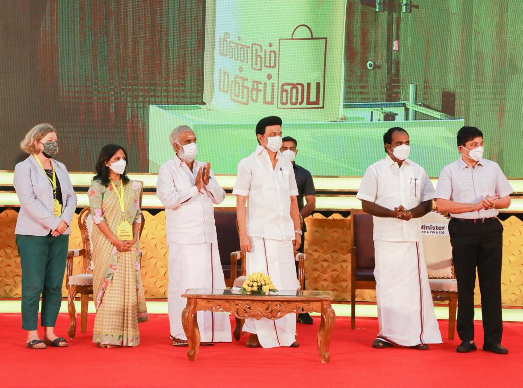 Chief Minister MK Stalin at the launch of the campaign. 