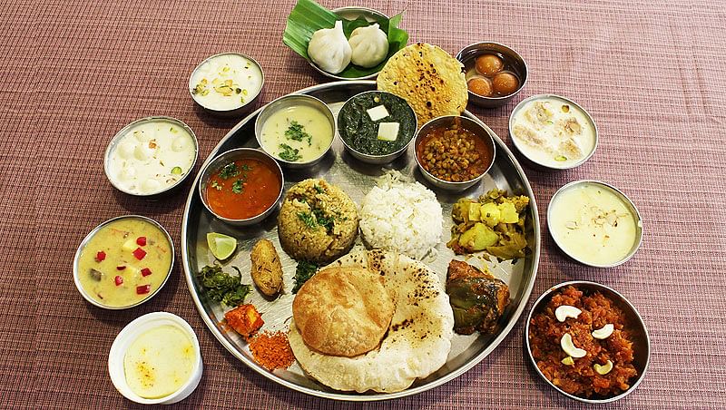 Maharashtrian thali