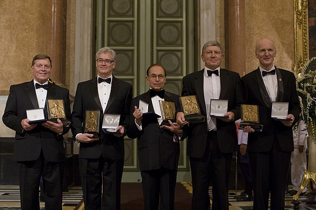 Dr Ananda Prasad with the prestigious Mahidol Award from Thailand for his contributions in the field of zinc metabolism