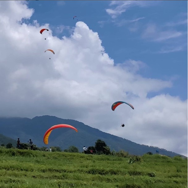 Paragliding in Bir